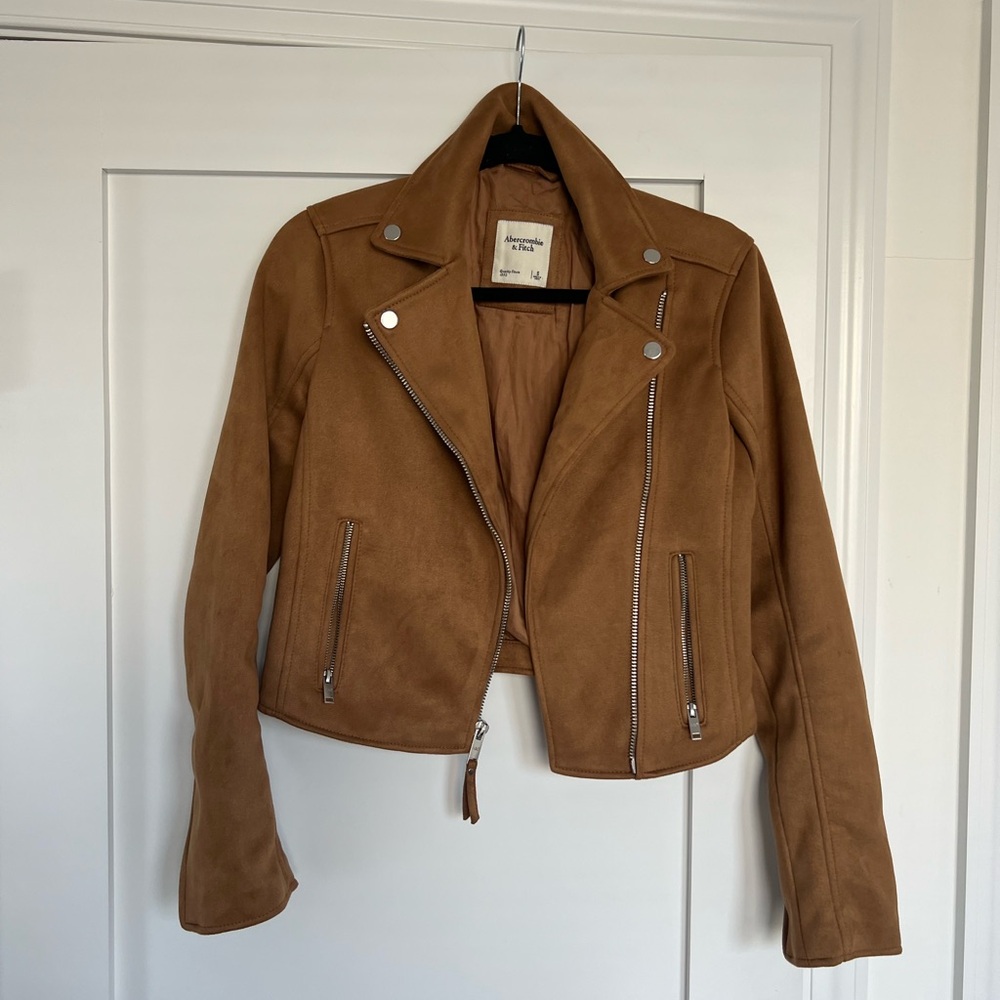 Vegan Leather/Suede Jacket